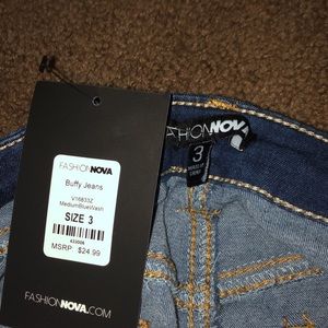 Dark wash fashion nova jeans